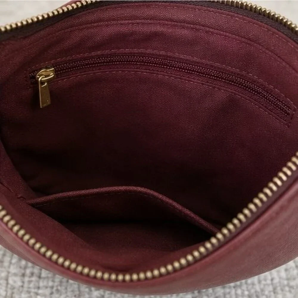 Slate Pebbled Crossbody Bag